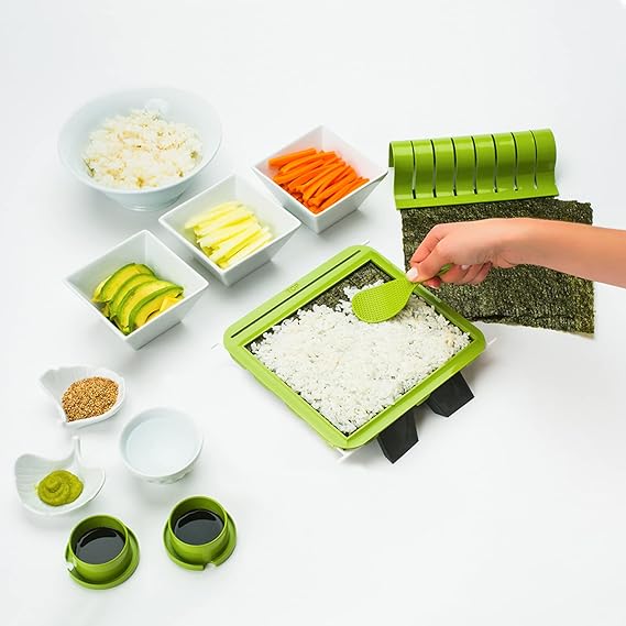 Diy Sushi Mold Kit For Thin Sushi Roll, Sushi Box, Seaweed Rice